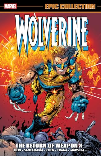 Wolverine comic book cover featuring a snarling Wolverine with claws extended.