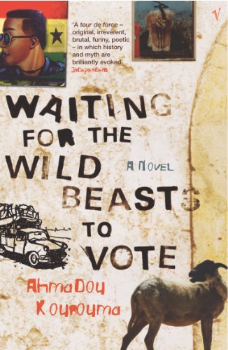 Book cover: "Waiting For The Wild Beasts To Vote" with illustrations.