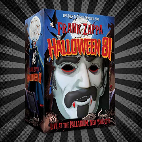 Frank Zappa "Halloween 81" CD cover featuring a vampire illustration.