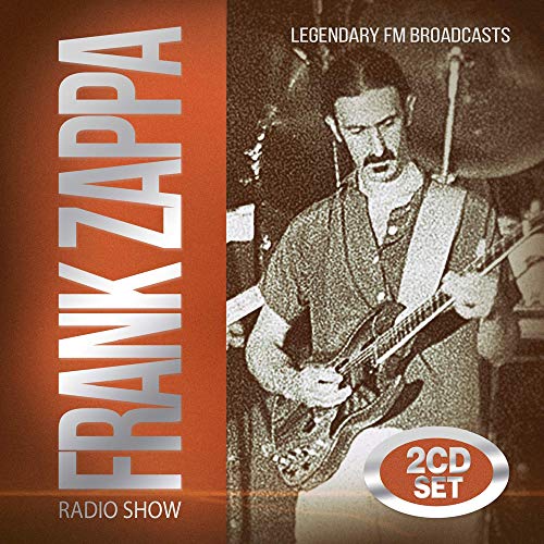 Frank Zappa CD cover featuring a black and white photo of him playing guitar.