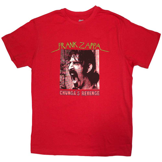 Black t-shirt featuring album art from Frank Zappa’s “Chunga’s Revenge,” size XXXL.