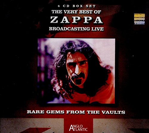 CD box set cover featuring Frank Zappa with long hair and mustache against a dark background.