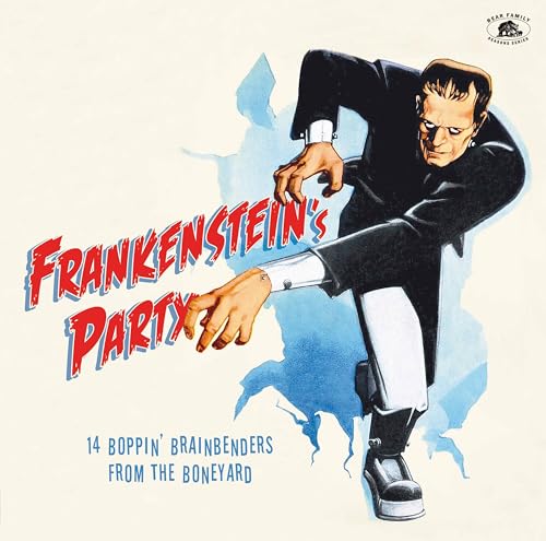 Frankenstein's Party vinyl record cover featuring a classic monster illustration.