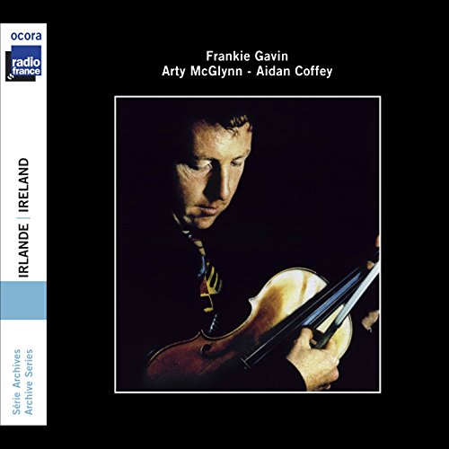 CD cover: Frankie Gavin playing fiddle, dark background, text details.