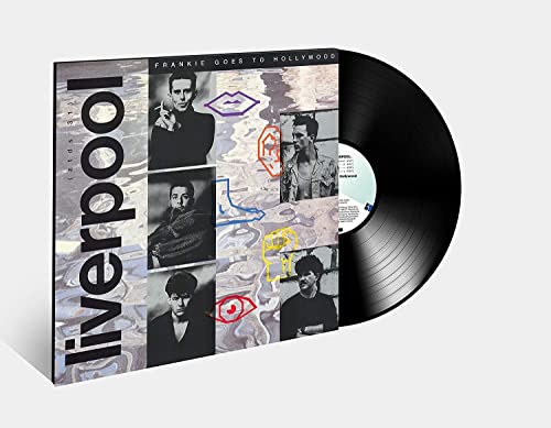 Frankie Goes To Hollywood “Liverpool” vinyl record with collage cover art.