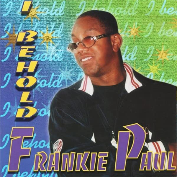 Frankie Paul album cover: portrait of a man with sunglasses, bold text.