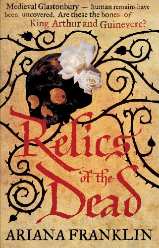 Book cover: skull, roses, and ornate lettering for “Relics of the Dead.”