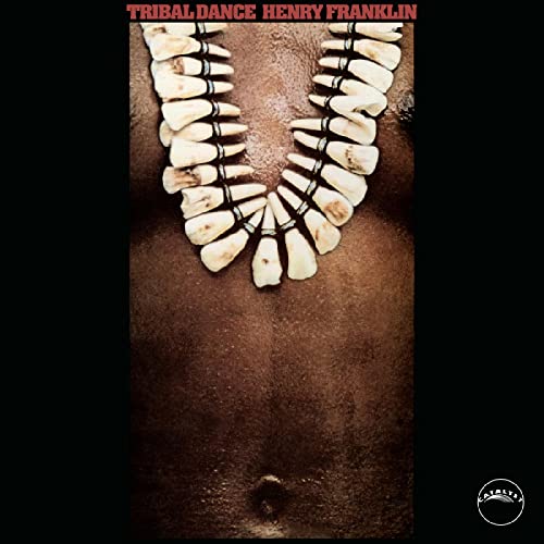 Album cover for Henry Franklin’s “Tribal Dance” featuring a tooth necklace.