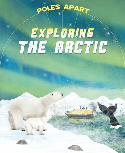 Book cover: polar bears, whale, ship, and Arctic landscape with aurora.
