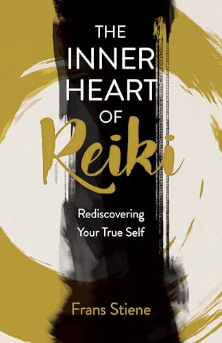 Book cover with gold and black brushstrokes, title “Inner Heart of Reiki.”