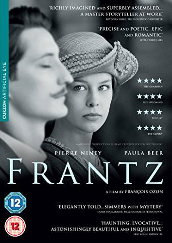 DVD cover for "Frantz" featuring two women in vintage attire.