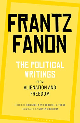 Yellow book cover with bold black text: "Frantz Fanon, The Political Writings.