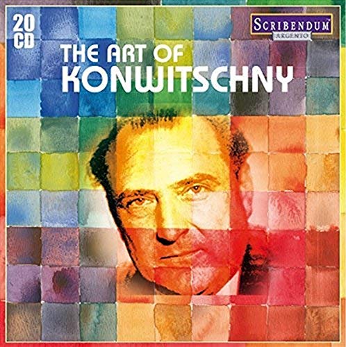 CD cover for "The Art of Konwitschny" featuring a portrait of Franz Konwitschny.