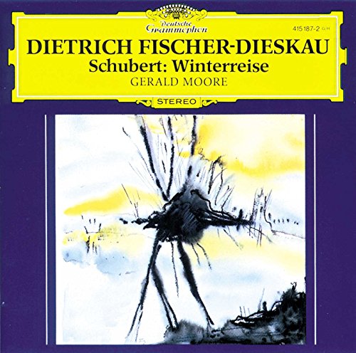 CD cover for Schubert’s *Winterreise* featuring a stark, wintry landscape.