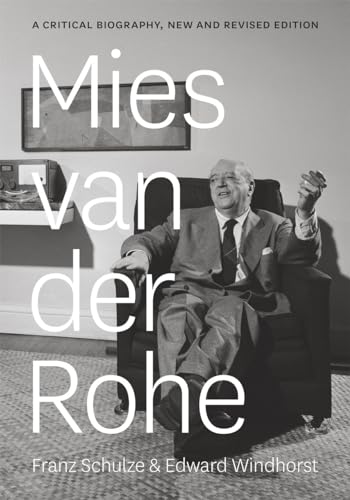 Book cover featuring architect Mies van der Rohe in a chair.