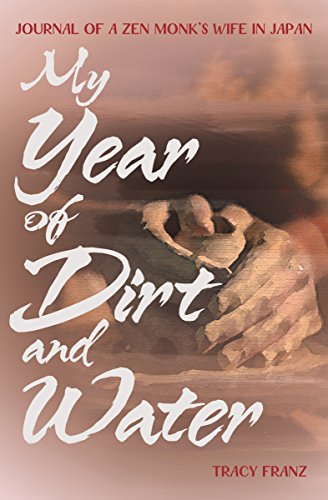 Book cover: “My Year of Dirt and Water” with hands shaping clay.