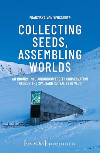 Book cover: snowy landscape with the Svalbard Global Seed Vault entrance.
