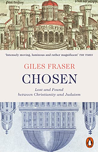 Book cover for "Chosen" with an illustrated ancient city and text.
