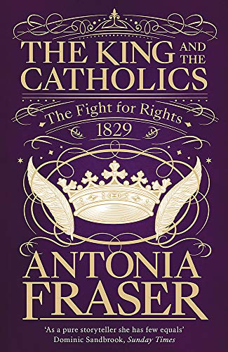 Book cover: purple background with a crown and ornate text.