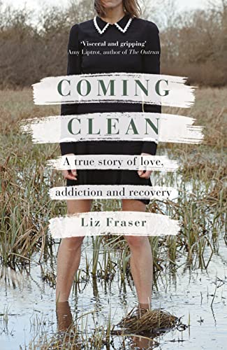 Book cover: woman in water with text "Coming Clean" and author Liz Fraser.