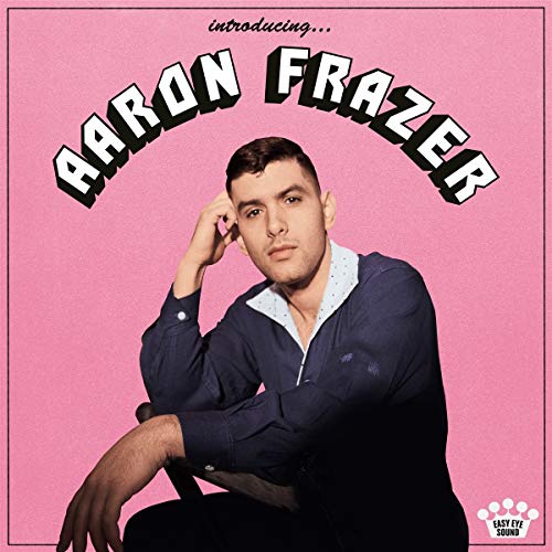 Album cover featuring Aaron Frazer’s portrait against a pink background.