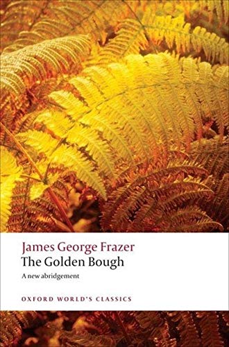 Book cover for The Golden Bough featuring golden fern leaves against a white background.