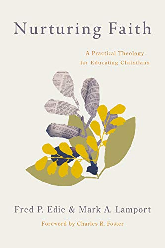 Book cover: "Nurturing Faith" with floral illustration and author names.