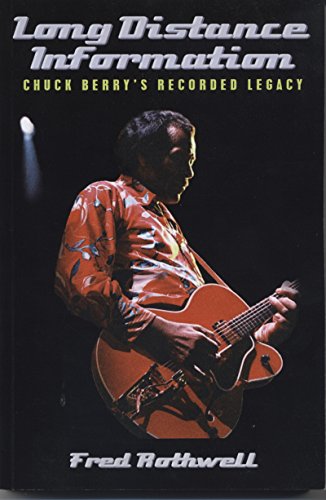 Book cover featuring Chuck Berry playing an orange electric guitar.