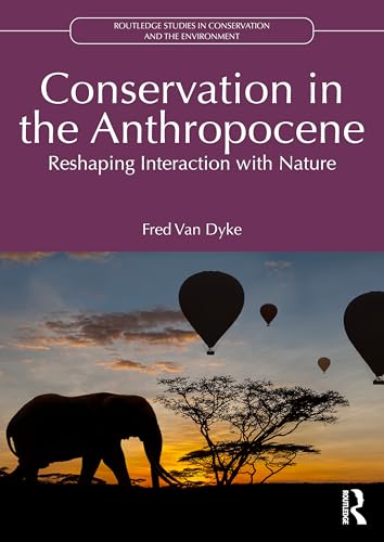 Book cover with an elephant silhouette, hot air balloons, and a sunset.