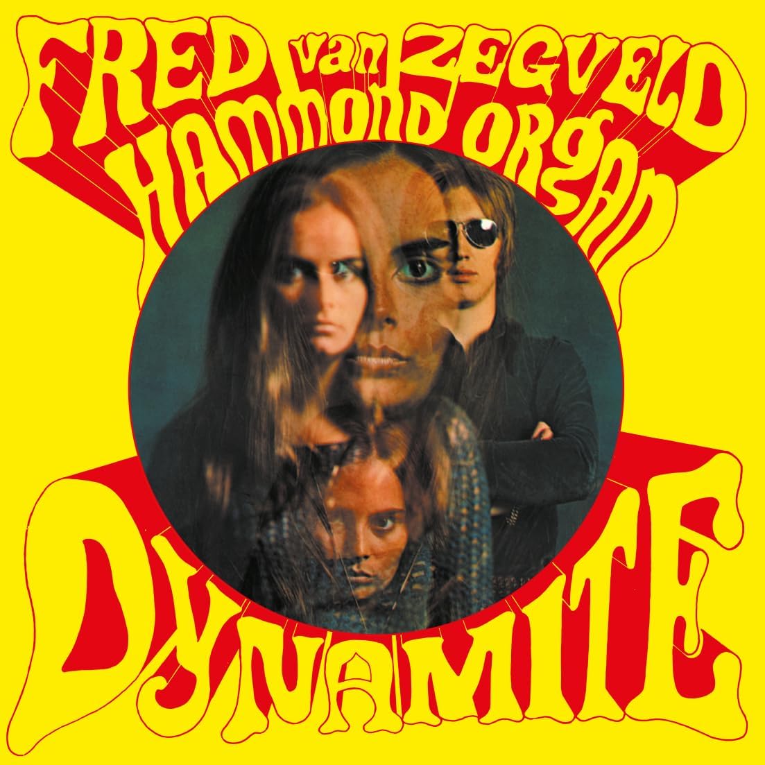 Album cover for Fred Van Zegveld’s “Dynamite” featuring a portrait.