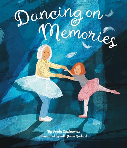 Book cover: two figures dancing, with feathers, in watercolor style.