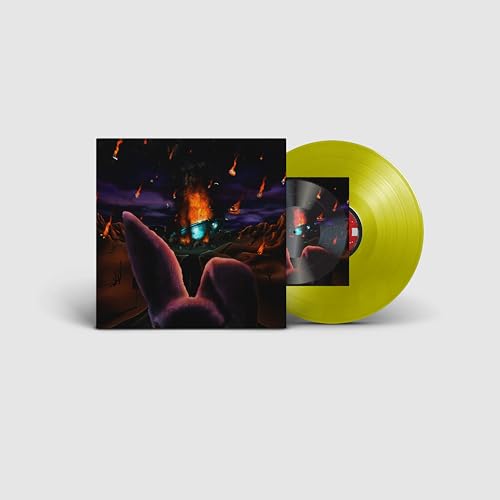 Freddie Gibbs vinyl record with colorful album art and yellow disc.