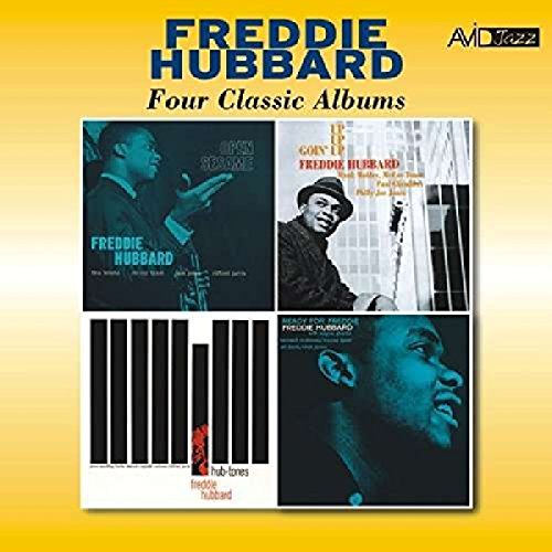 CD cover for Freddie Hubbard’s “Four Classic Albums” with portraits.