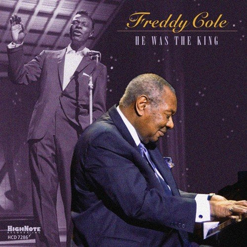 Freddy Cole album cover: two men in suits with a piano.