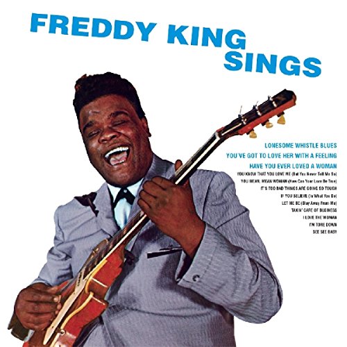 Freddy King album cover featuring a portrait of the blues guitarist.