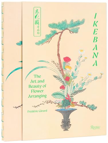 Book cover featuring a vintage-style floral Ikebana arrangement.