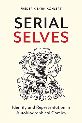 Book cover: "Serial Selves" with a cartoon illustration of a multi-limbed figure.