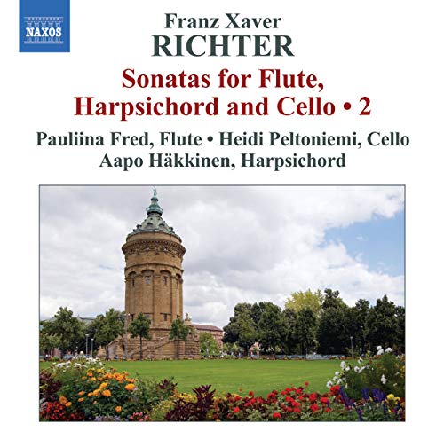 CD cover with a tower and colorful flower garden scene.