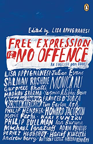 Book cover: "Free Expression is No Offence" with author names listed.