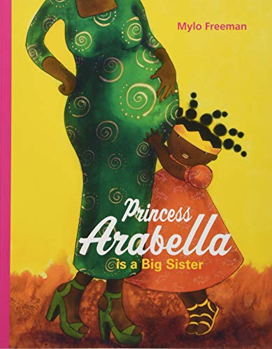 Illustration of a pregnant woman and small child, book cover.