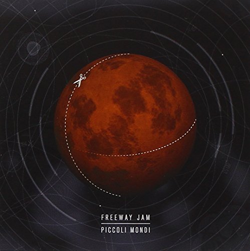 CD cover: a textured, reddish sphere with dashed lines on a dark background.