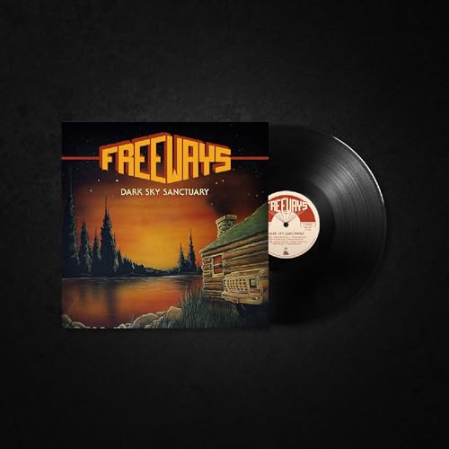 Freeways "Dark Sky Sanctuary" vinyl record with landscape cover art.