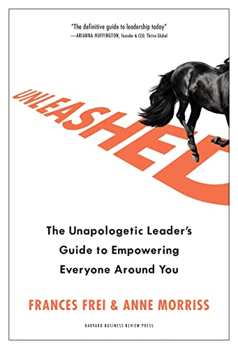 Book cover with orange text "UNLEASHED" and a black horse rearing up.