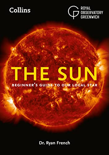 Book cover: fiery image of the Sun with title "The Sun".