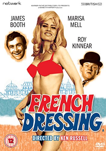DVD cover for French Dressing featuring Marisa Mell, James Booth, and Roy Kinnear.