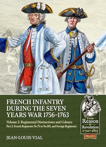 Book cover depicting two 18th-century French infantry soldiers in uniform.