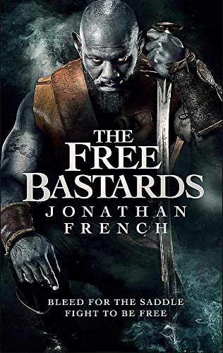 Book cover: muscular warrior with sword, dark fantasy aesthetic.