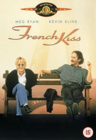 DVD cover for "French Kiss" featuring Meg Ryan and Kevin Kline.