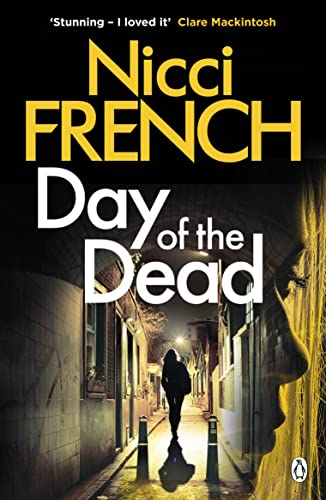 Book cover for Day of the Dead by Nicci French showing a silhouetted figure.