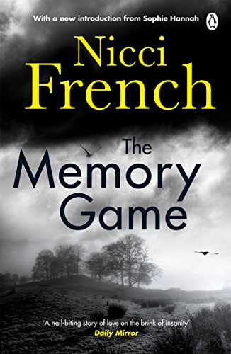 Book cover for The Memory Game by Nicci French featuring a dark, misty landscape.